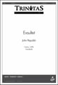 Exsultet SATB choral sheet music cover